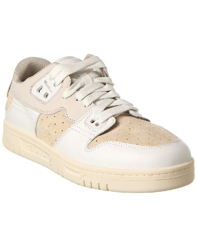 Acne Studios Low Mix Leather & Suede Sneaker