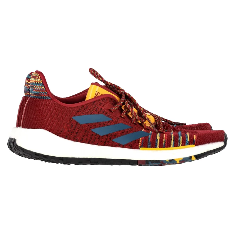 Adidas x Missoni Pulseboost HD Sneakers in Burgundy Knit Fabric