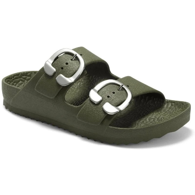 Aerosoles Womens Joy Slip On Buckle Slide Sandals