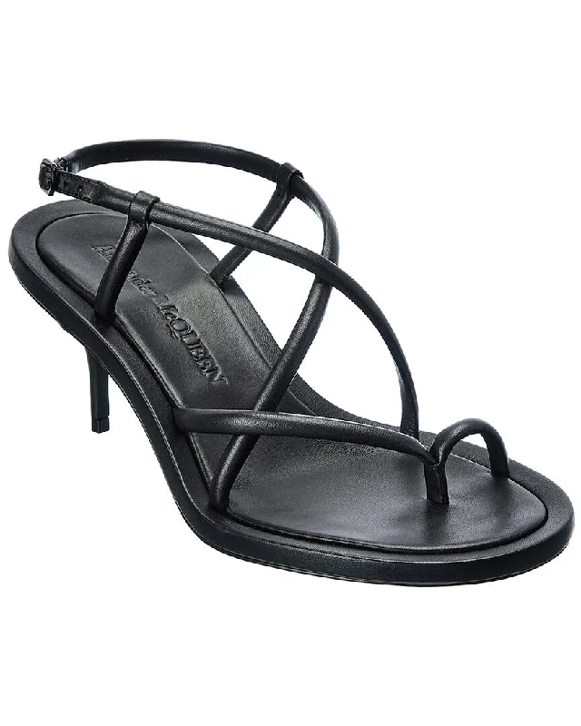 Alexander McQueen Strappy Leather Sandal