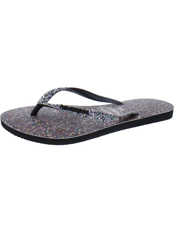 multi glitter black