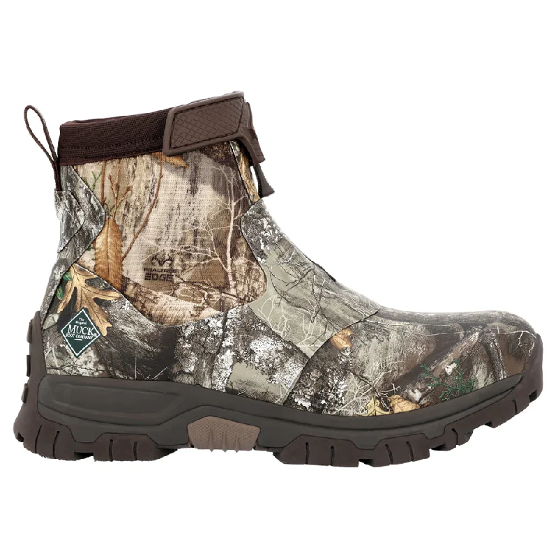 Luxury Casual Footwear Apex Mid Zip Camouflage Round Toe Pull On Boots