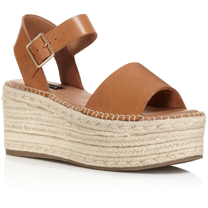 Flash Sale Or Flash Sales Aqua Womens Rowan Leather Espadrilles