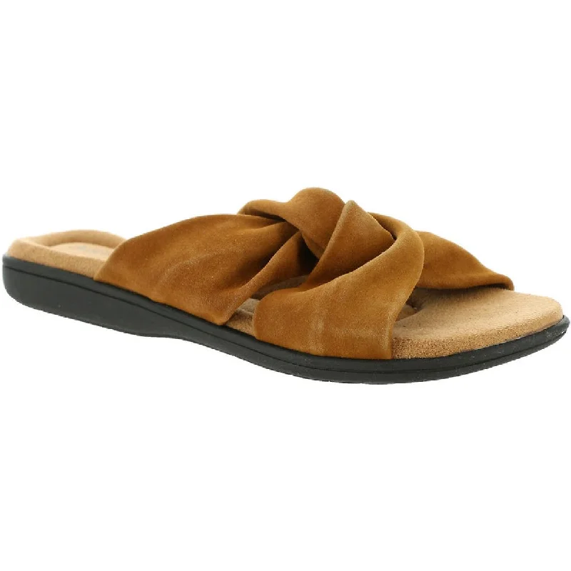 Trendy Footwear Sale Array Womens Loma Suede Slip On Slide Sandals