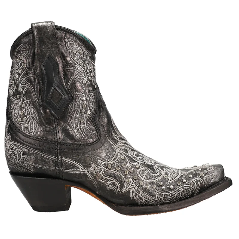 Sophisticated Boots Sale Art 21 Crystal Snip Toe Cowboy Booties
