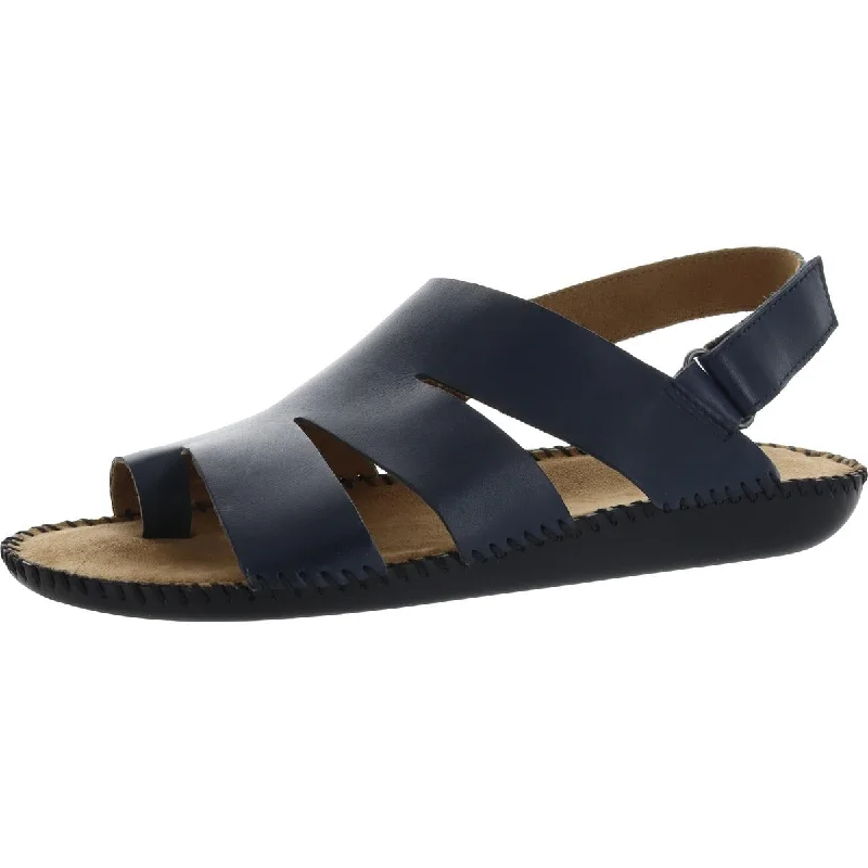 Luxe Style Discounts Auditions Womens Speed Leather Toe Loop Slingback Sandals