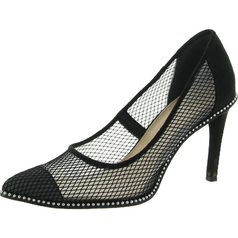 Save Big Bar III Womens Binsa Embellished Mesh Pumps