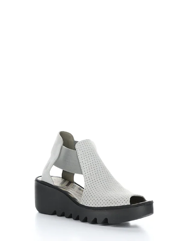 Biga Platform Wedge Sandal In Concrete