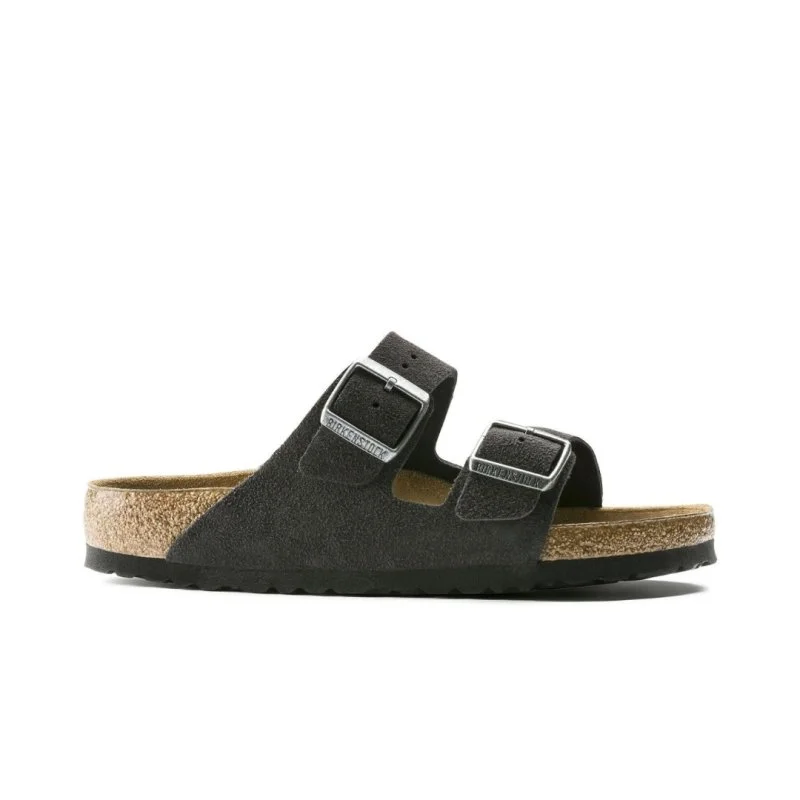 Statement Boots Offer Birkenstock Arizona Soft Footbed - Velvet Gray Suede