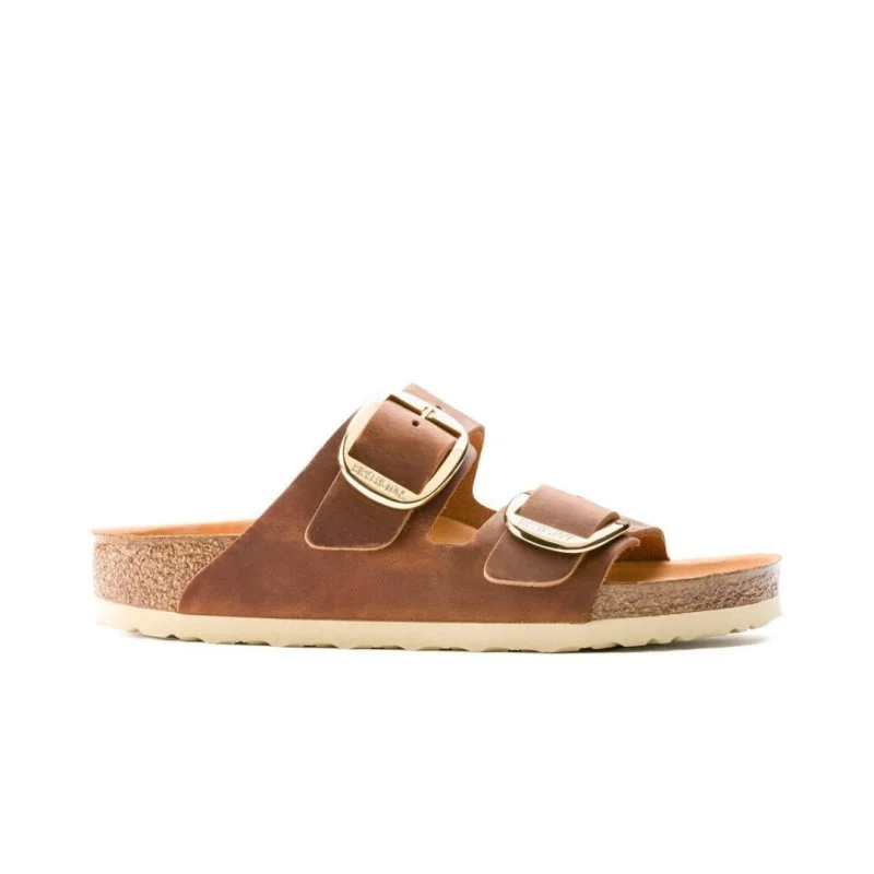 Flash Sale Birkenstock Arizona Big Buckle - Cognac Oiled Leather