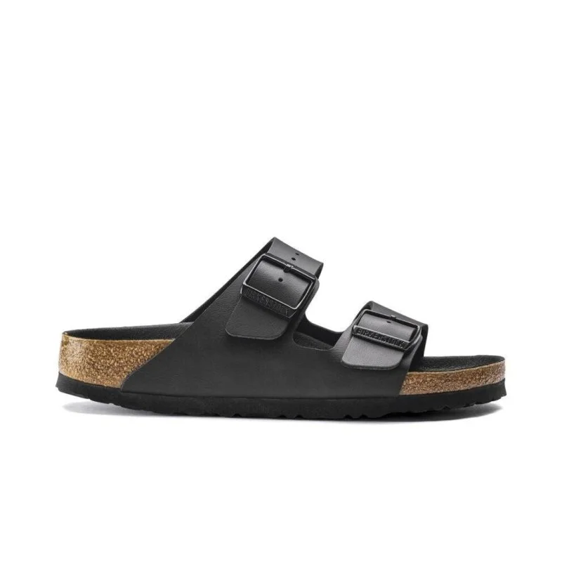 Exclusive Sale Birkenstock Arizona - Black Birko-Flor/Black Footbed