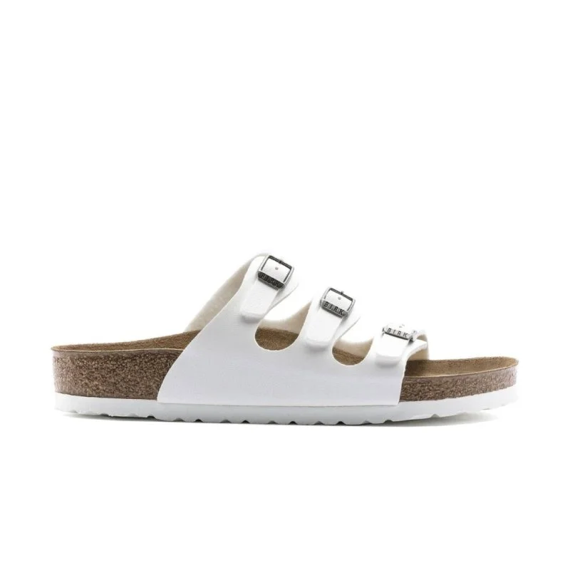 Evening Elegance Birkenstock Women's Florida - White Birko-Flor