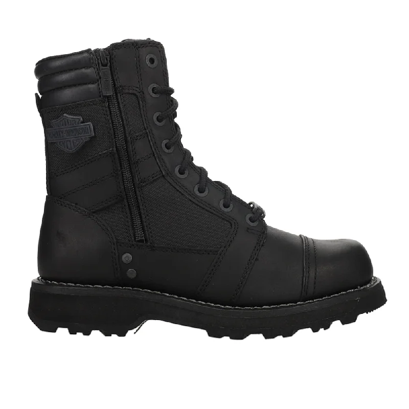 Fashion Frontiers Boxbury Logo Motorcycle Boots