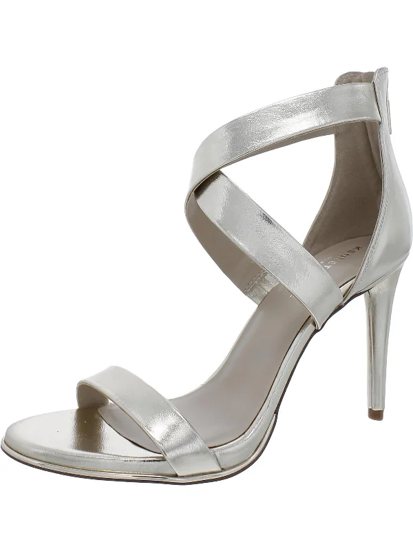 Seasonal Fashion Brooke Cross Sandal Womens Zipper Open Toe Heel Sandals