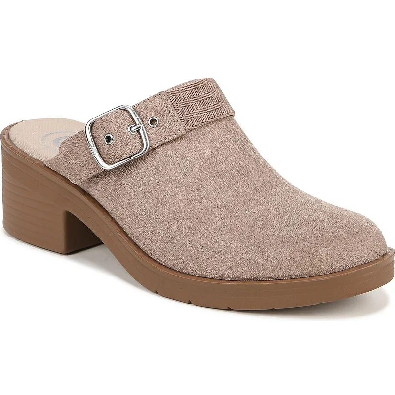 Stylish Statements Bzees Womens Open Book Buckle Clogs