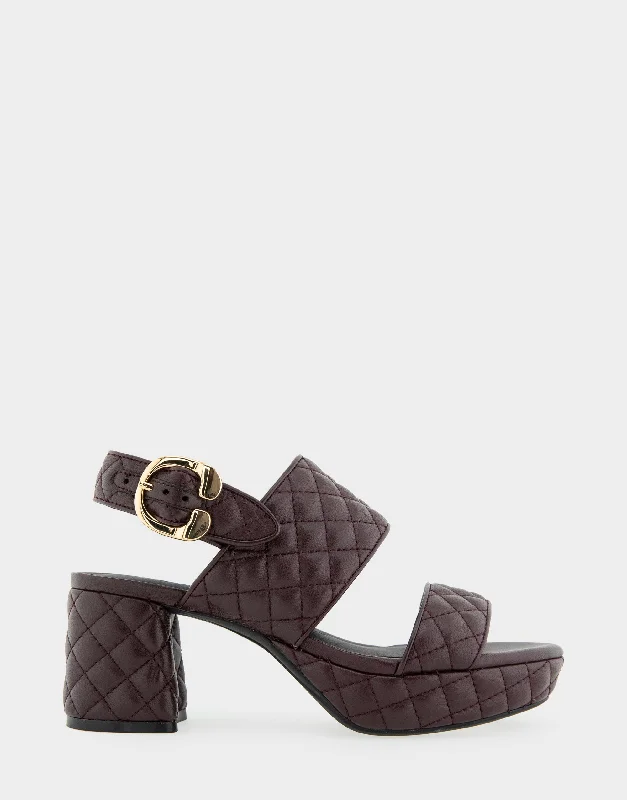 Comfortable Slip-On Shoes Camera Quilted