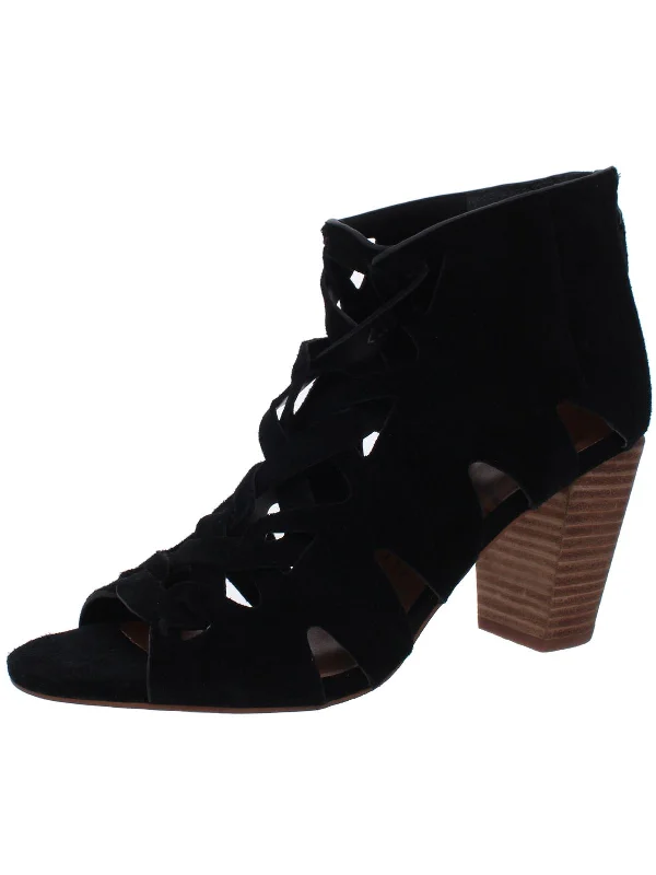 Camila Womens Cut-Out Heel Gladiator Sandals