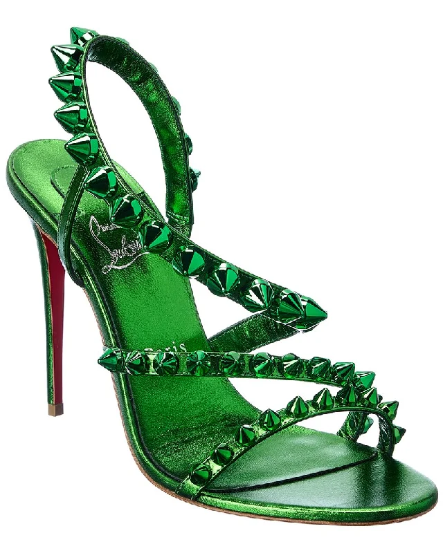 Christian Louboutin Spikita Strap 100 Leather Sandal