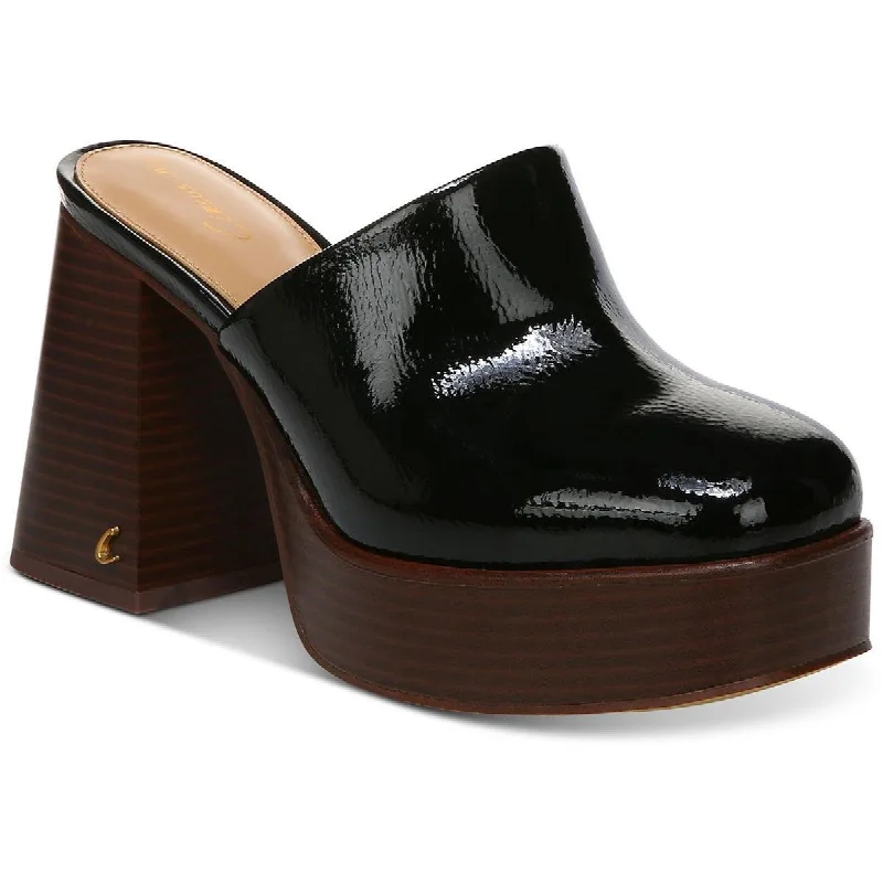 Luxury Streetwear Shoes Circus by Sam Edelman Womens Shay Patent Slip On Clogs