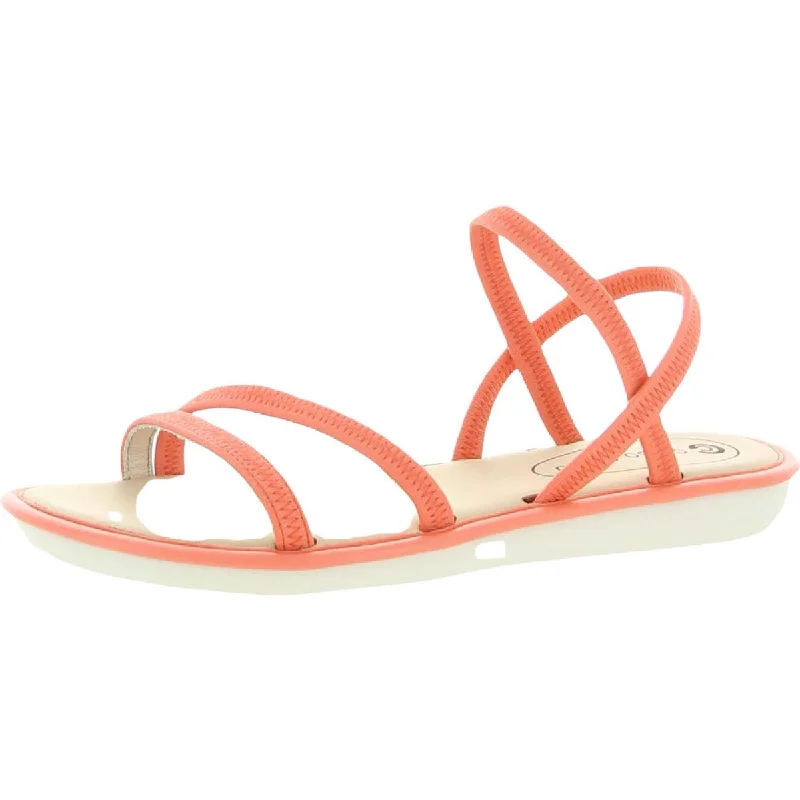 Corso Como Womens Bakima Leather Open Toe Strappy Sandals