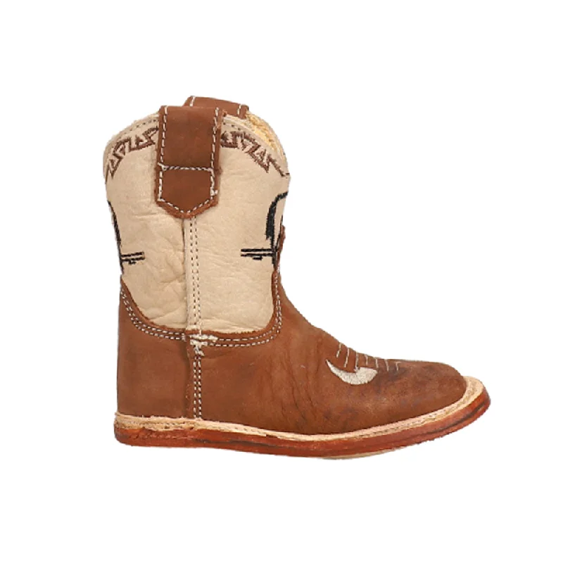 Formal Shoes Deals Cowbaby Embroidered Square Toe Cowboy Boots (Infant)