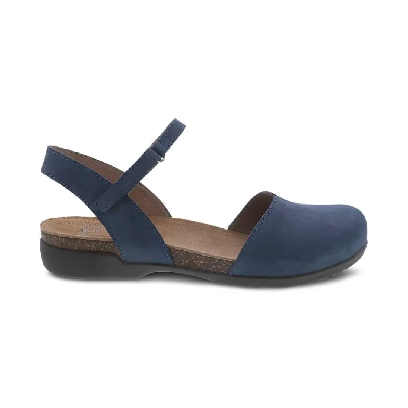 Budget Saver Dansko Women's Rowan - Navy Milled Nubuck