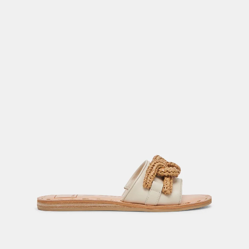 Luxury Shoes Clearance DESA SANDALS IVORY LEATHER
