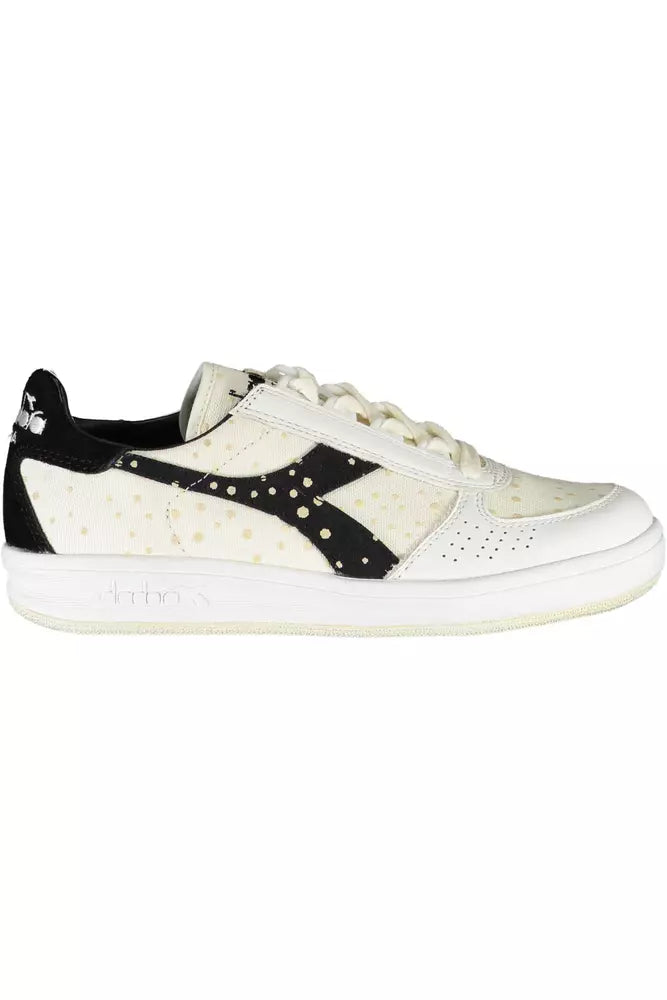 Diadora Elegant  Lace-Up Sneakers with Logo Women's Accent