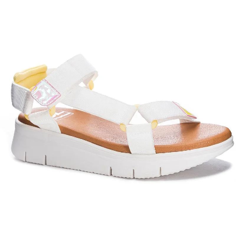 Hurry Before It's Gone Dirty Laundry Womens Qwest Strappy Slip On Wedge Sandals