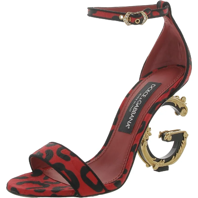 Dolce & Gabbana Womens Keira Ankle Strap Heels