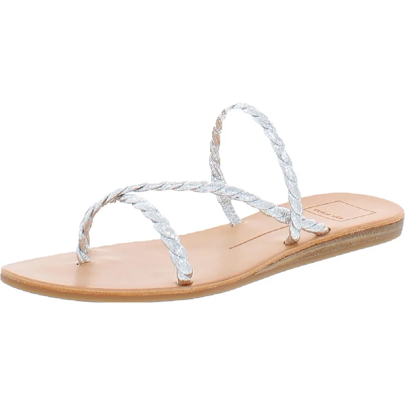 Limited-Time Shoe Deals Dolce Vita Womens Dexla Strappy Flat Slide Sandals