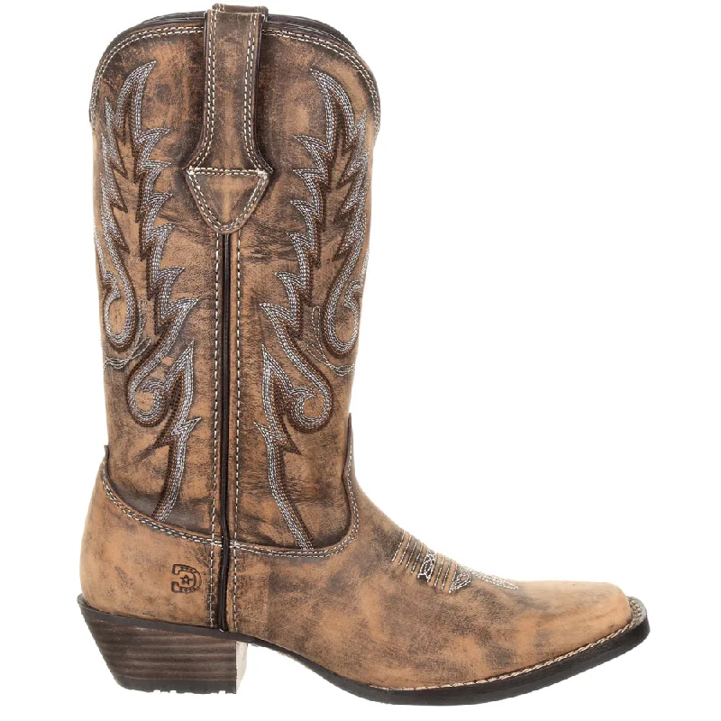 Elegant Fashion Offers Dream Catcher Distressed Square Toe Cowboy Boots
