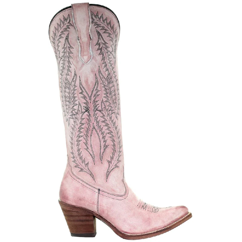 Fashionable Casual Shoes Sale E1447 Embroidery Round Toe Cowboy Boots
