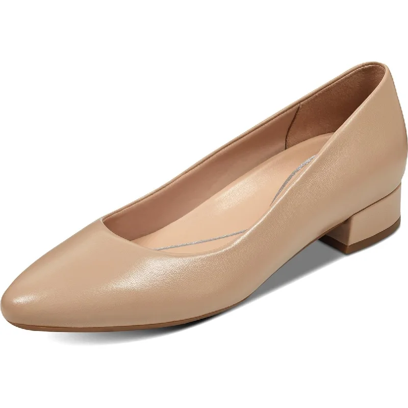 Discount Price Easy Spirit Womens Caldise Leather Block Heels