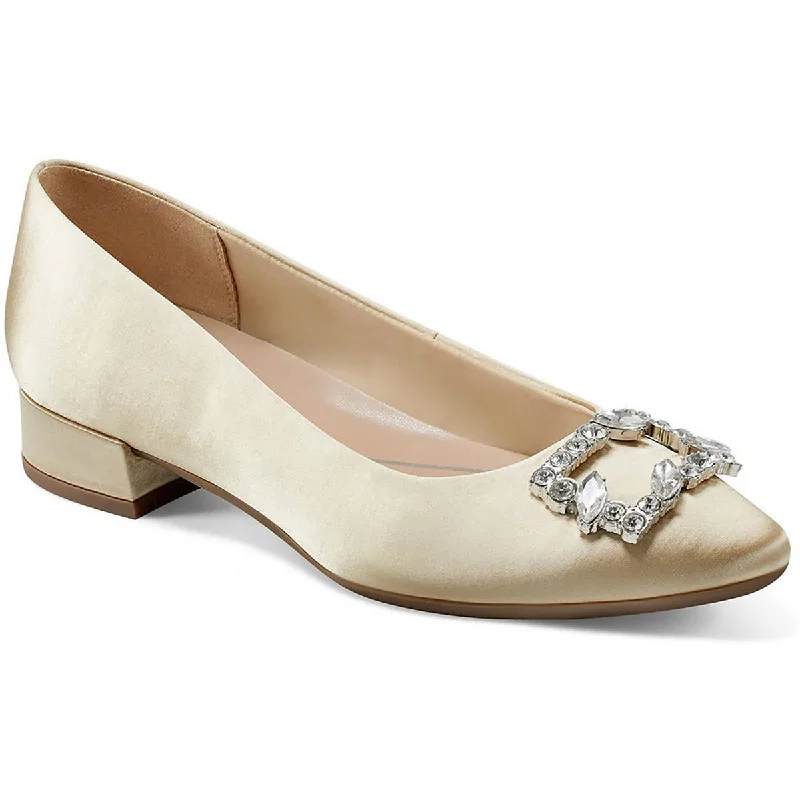 Laid-Back Fashion Offers Easy Spirit Womens Carisma 2 Satin Slip-On Pumps