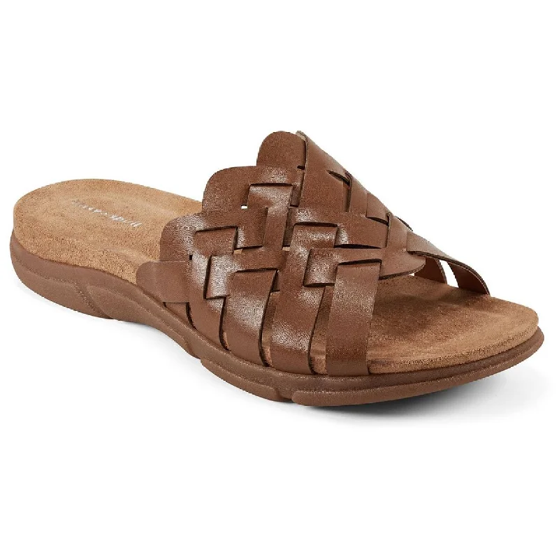 Elegant Evening Shoes Deal Easy Spirit Womens Marsha Woven Leather Wedge Sandals