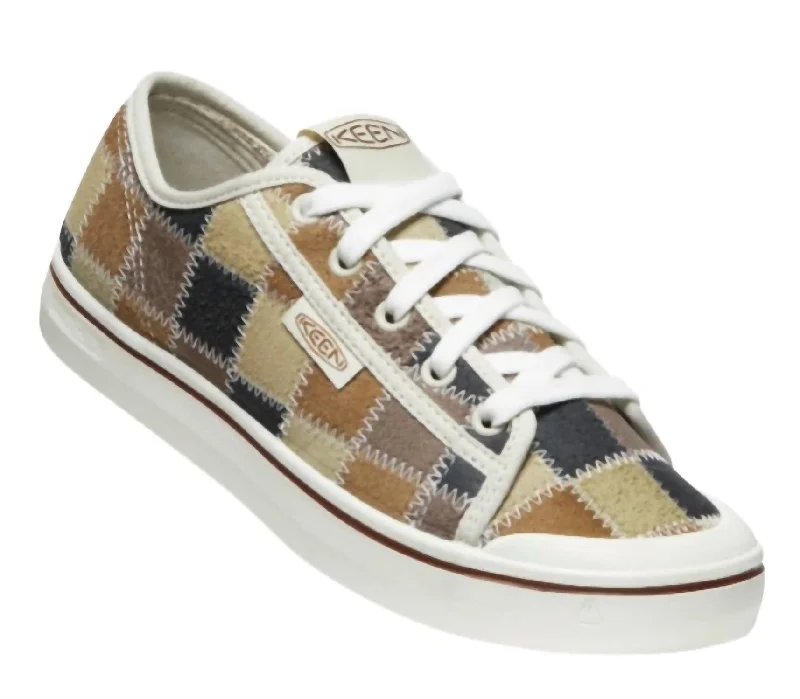 Elsa Harvest Leather Sneaker In Patchwork