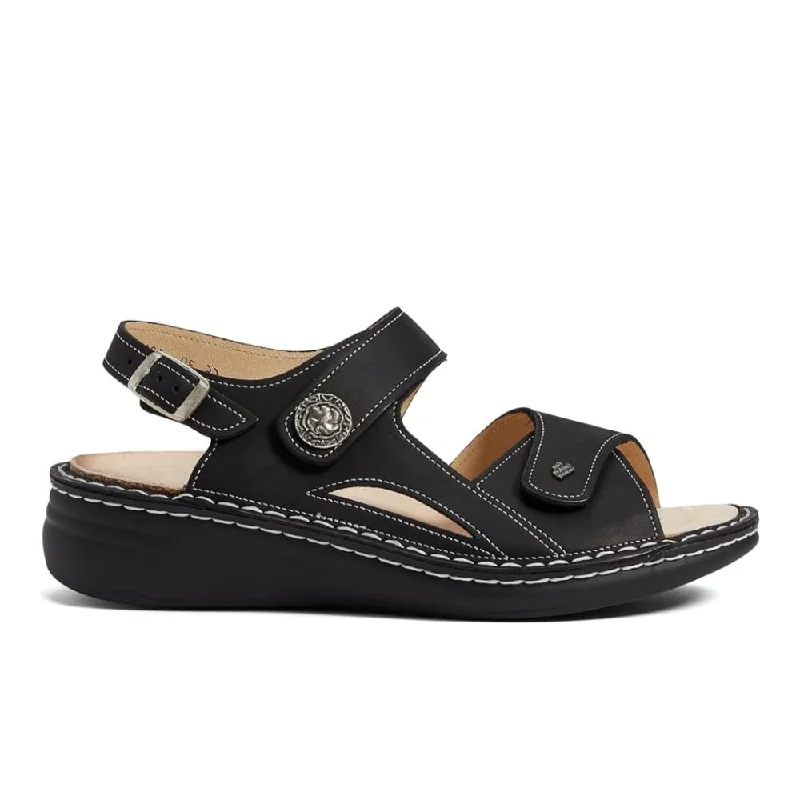 High-Quality Casual Shoes Finn Comfort Women's Barbuda - Black Sirio