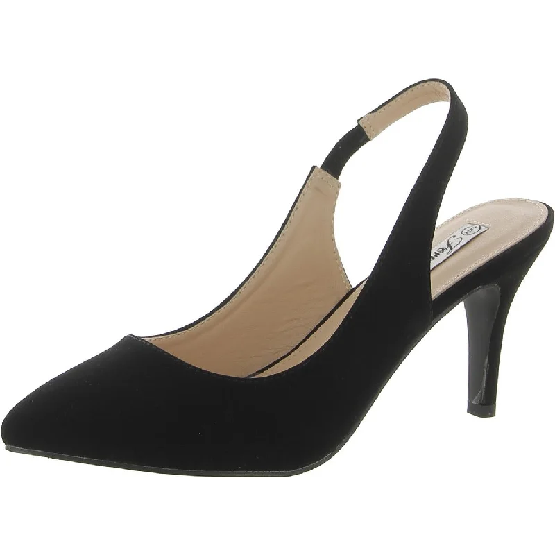 Discount Price Forever Link Womens Nubuck Slingback Pumps
