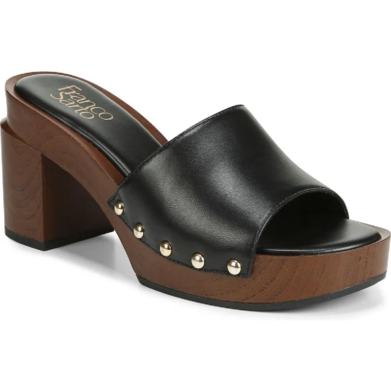 Lightweight Walking Shoes Offers Franco Sarto Womens Capri Clog 3 Studded Clogs Shoes
