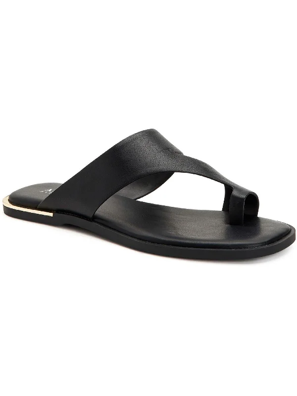 Massive Selection Sale Freddee Womens Leather Open Toe Flats