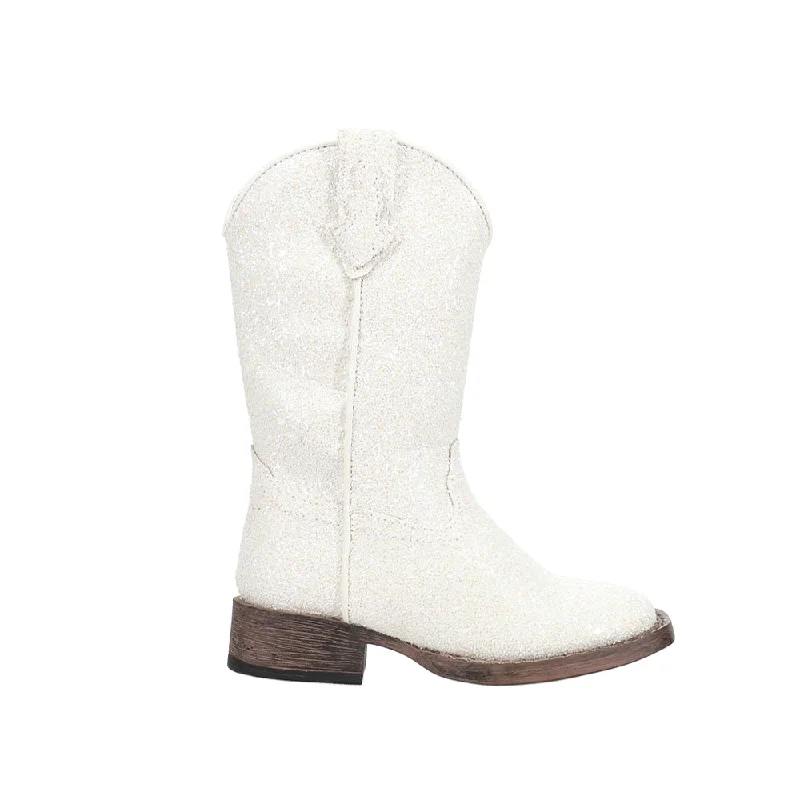 Hot Brand Discounts Galore Glitter Square Toe Cowboy Boots (Little Kid)