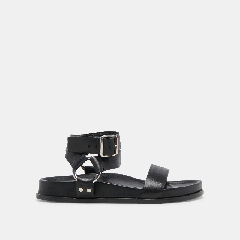 Hot Picks GILDA SANDALS BLACK LEATHER