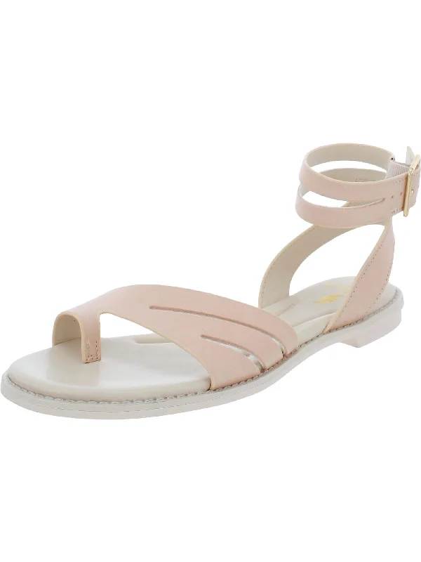 Special Offers Greene Womens Leather Toe Loop Ankle Strap