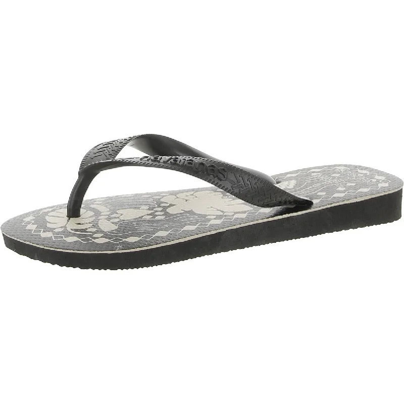 Havaianas Womens Slip-On Flat Flip-Flops