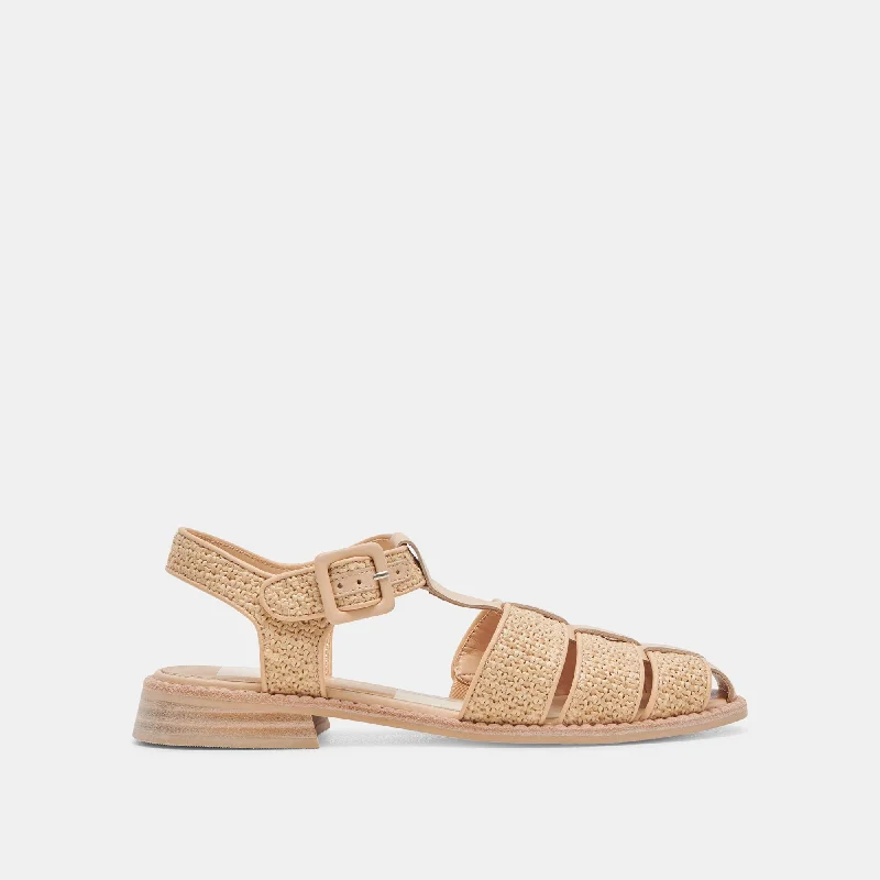 Exclusive Designer Style Deals HOLIS SANDALS LT NATURAL RAFFIA