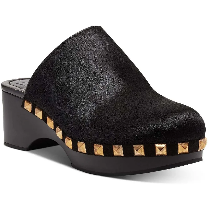 Exclusive Discount INC Womens Cianna Calf Hair Closed Toe Mule Sandals