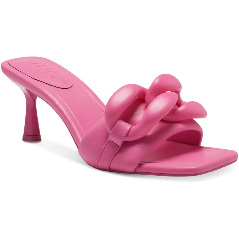 Premium Style Offers INC Womens Jemya Faux Leather Slip On Mules