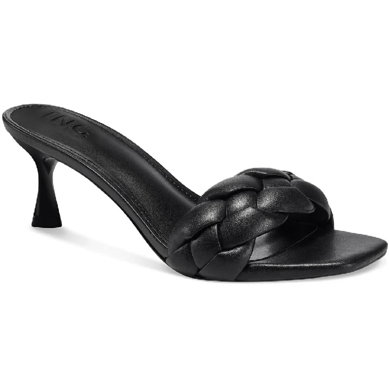 Insane Discount Onslaught INC Womens Parker Faux Leather Braided Dress Sandals
