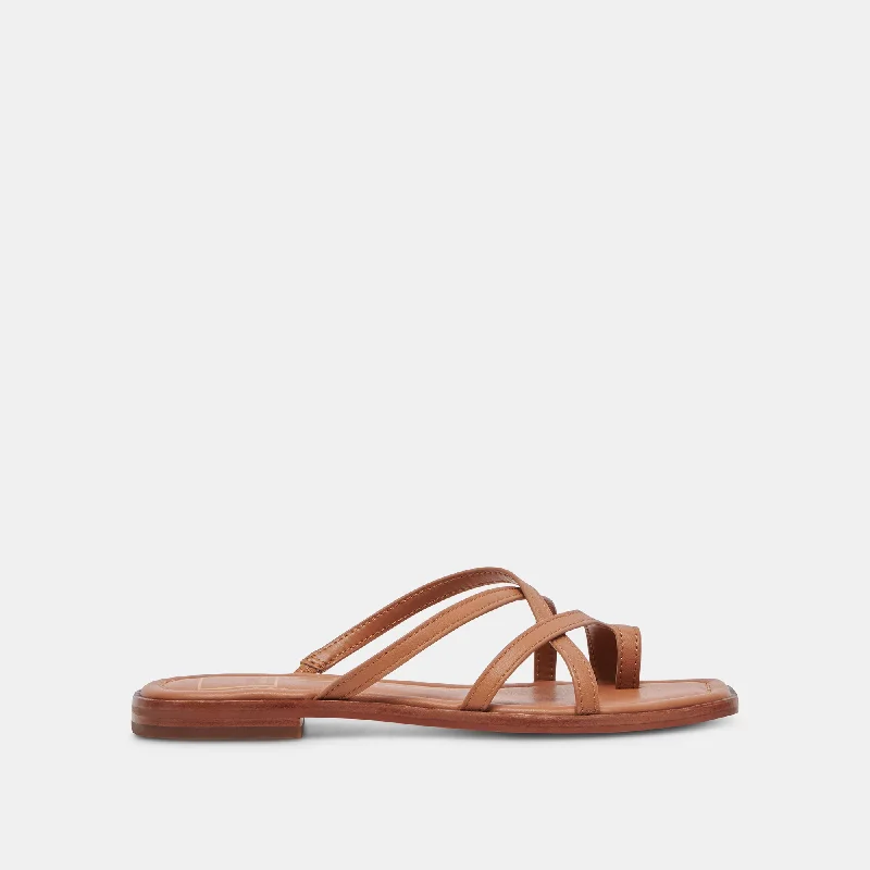 Classic Elegance Sales INDIGO SANDALS BROWN LEATHER